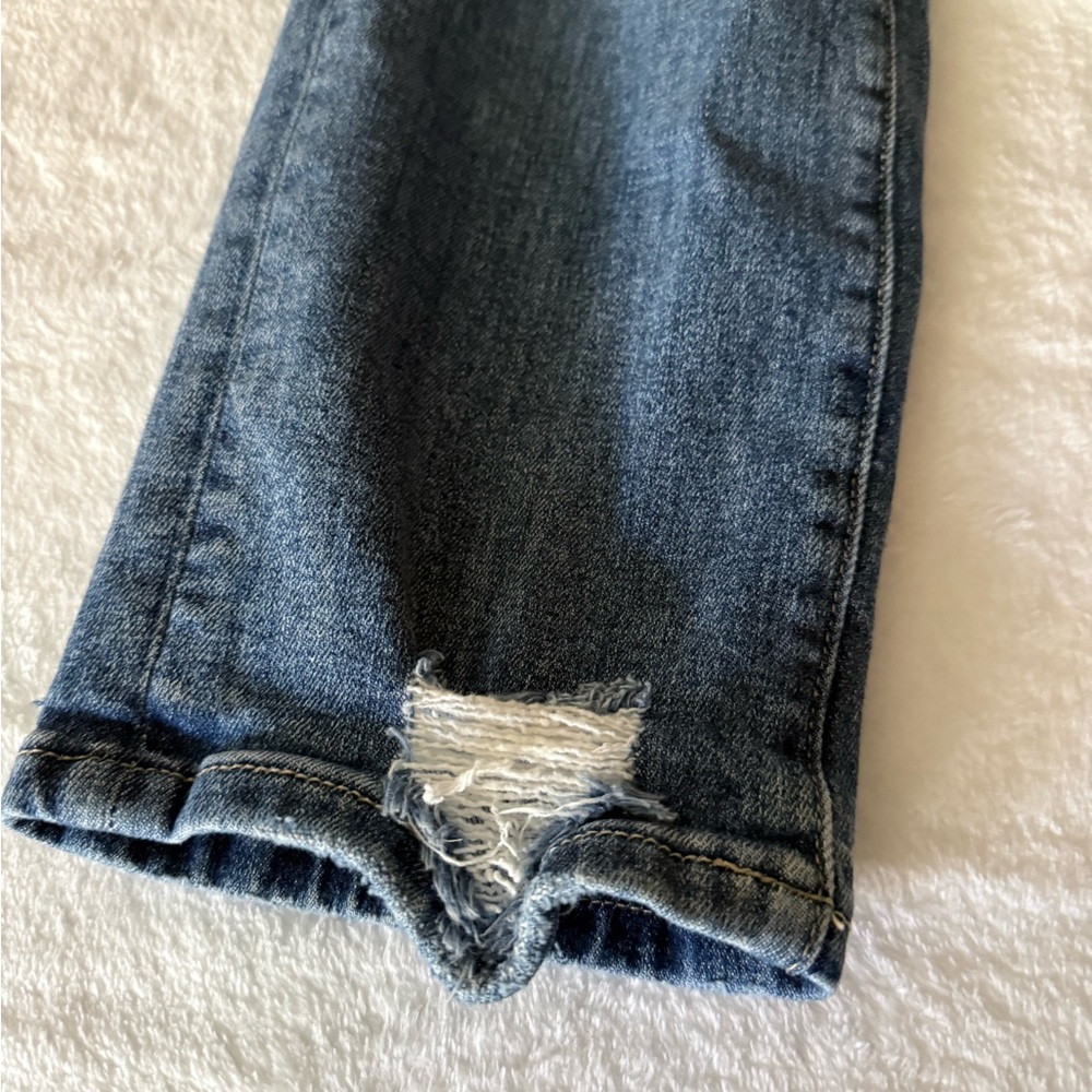Risen High Rise Distressed Stretch Jeans 15/32 15 - Picture 2 of 11